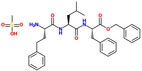 (image for) MC080289 Benzyl N-[(2S)-2-amino-4-phenylbutanoyl]-L-leucyl-L-phenylalaninate mesylate